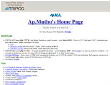 Tablet Screenshot of apmuthu.tripod.com