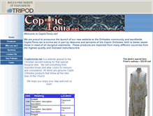 Tablet Screenshot of coptictonia.tripod.com