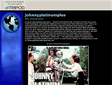 Tablet Screenshot of johnnyplatinumplus.tripod.com