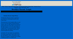 Desktop Screenshot of brooklynmasonictemple.tripod.com