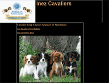 Tablet Screenshot of inezcavaliers.tripod.com