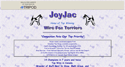 Desktop Screenshot of joyjac.tripod.com