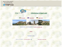 Tablet Screenshot of cilentotour.tripod.com