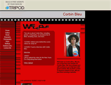 Tablet Screenshot of corbin-bleu.tripod.com