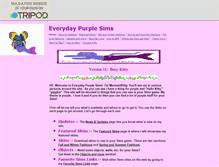Tablet Screenshot of everydaypurplesims.tripod.com