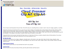 Tablet Screenshot of clouddreamer.tripod.com