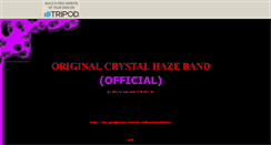 Desktop Screenshot of crystalhazealbum.tripod.com