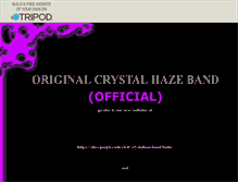 Tablet Screenshot of crystalhazealbum.tripod.com