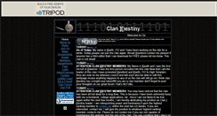 Desktop Screenshot of clan.destiny.tripod.com