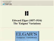 Tablet Screenshot of elgar-enigma.tripod.com