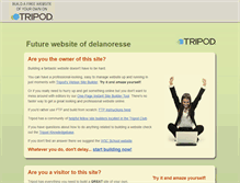 Tablet Screenshot of delanoresse.tripod.com