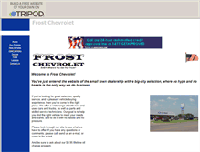 Tablet Screenshot of frostchevy.tripod.com