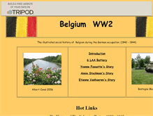 Tablet Screenshot of belgiumww2.tripod.com