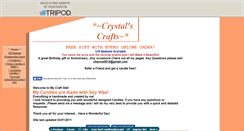 Desktop Screenshot of crystalscrafts.tripod.com