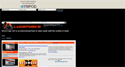 Desktop Screenshot of lugeforce.tripod.com