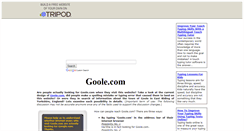 Desktop Screenshot of goole.com.tripod.com
