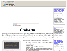 Tablet Screenshot of goole.com.tripod.com