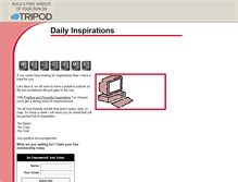 Tablet Screenshot of daily-inspiration.tripod.com