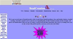 Desktop Screenshot of beadcreation.tripod.com