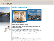 Tablet Screenshot of butlinscaravanhire.tripod.com