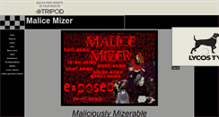 Desktop Screenshot of malicemizerexposed.tripod.com