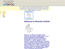 Tablet Screenshot of miraclesofbirth1.tripod.com