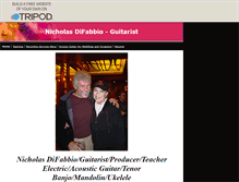 Tablet Screenshot of nicholasdifabbio.tripod.com