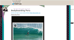 Desktop Screenshot of bodyboardingperu.tripod.com