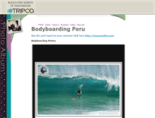 Tablet Screenshot of bodyboardingperu.tripod.com