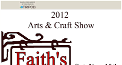 Desktop Screenshot of faithcraftshoppe.tripod.com