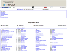 Tablet Screenshot of inuyashamp3.tripod.com