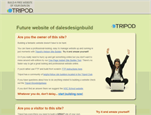 Tablet Screenshot of dalesdesignbuild.tripod.com