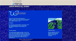 Desktop Screenshot of cheermania1.tripod.com