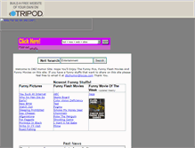 Tablet Screenshot of dbzhumor.tripod.com