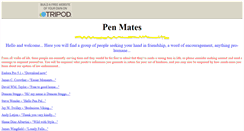 Desktop Screenshot of penmates.tripod.com