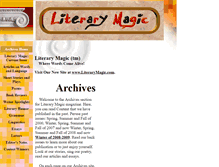 Tablet Screenshot of literarymagic.tripod.com