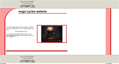 Desktop Screenshot of magricycles.tripod.com