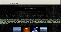 Desktop Screenshot of ecuadorinpictures.tripod.com