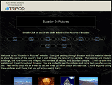 Tablet Screenshot of ecuadorinpictures.tripod.com