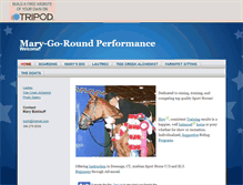 Tablet Screenshot of marygoroundsporthorses.tripod.com