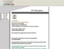 Tablet Screenshot of jpeducation.tripod.com