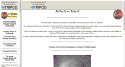 Desktop Screenshot of marsartifacts.tripod.com