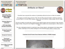 Tablet Screenshot of marsartifacts.tripod.com