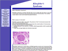 Tablet Screenshot of klinefeltersyndrome.tripod.com