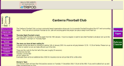 Desktop Screenshot of canberrafloorball.tripod.com