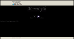 Desktop Screenshot of monolyth.tripod.com