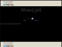 Tablet Screenshot of monolyth.tripod.com