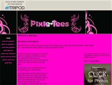 Tablet Screenshot of pixietees.tripod.com