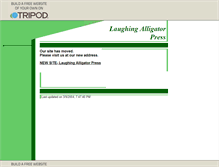 Tablet Screenshot of laughingalligator.tripod.com