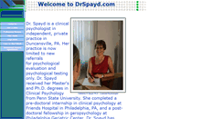 Desktop Screenshot of drspayd.tripod.com